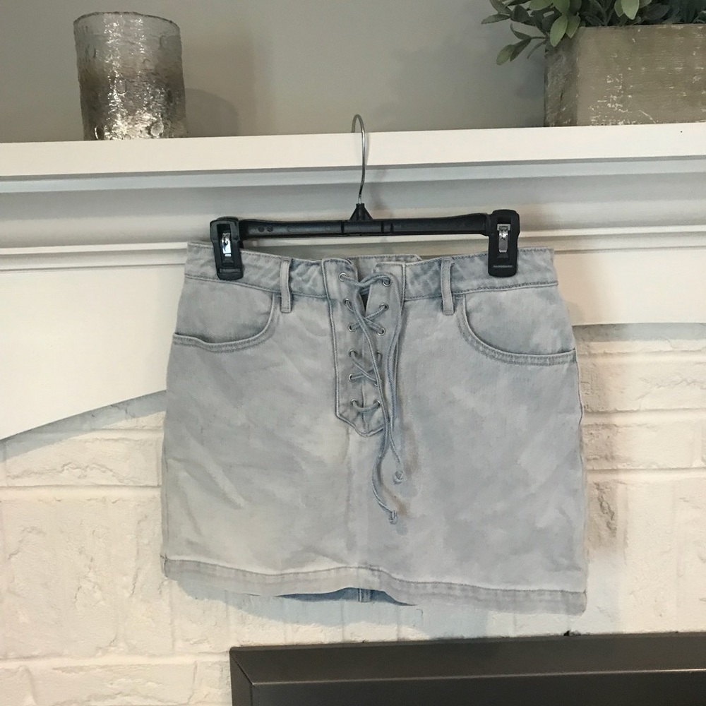 Light blue Pacsun jean skirt size 26
